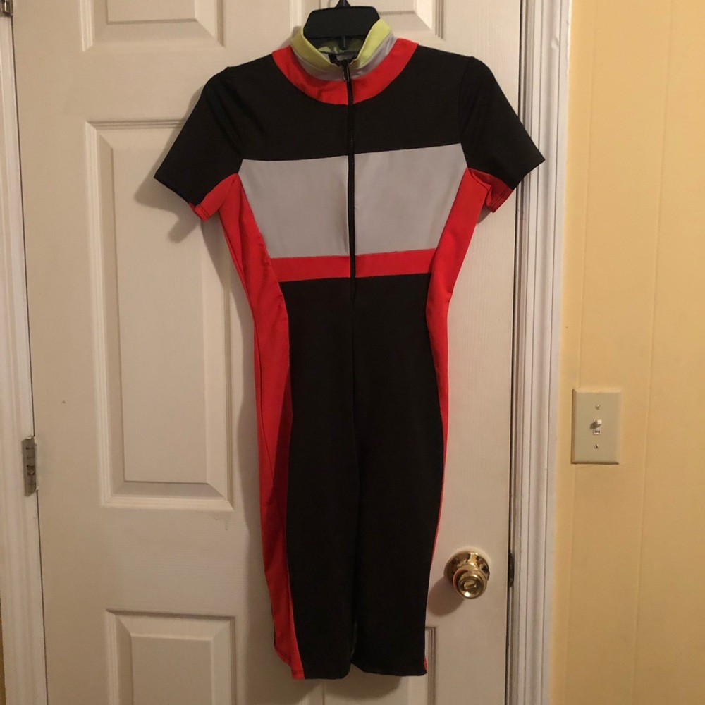 Biker shorts romper